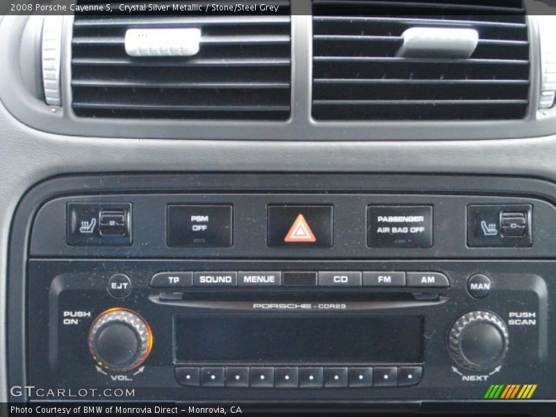 Crystal Silver Metallic / Stone/Steel Grey 2008 Porsche Cayenne S