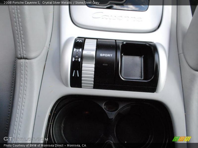 Crystal Silver Metallic / Stone/Steel Grey 2008 Porsche Cayenne S