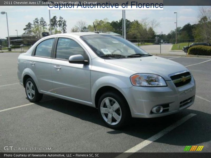 Ice Silver Metallic / Charcoal 2011 Chevrolet Aveo LT Sedan