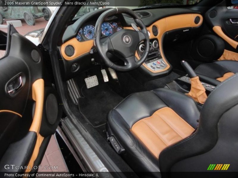 Nero (Black) / Nero/Cuoio 2006 Maserati GranSport Spyder