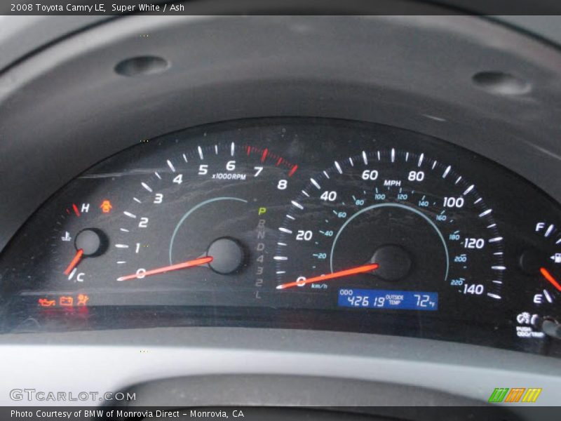 Super White / Ash 2008 Toyota Camry LE