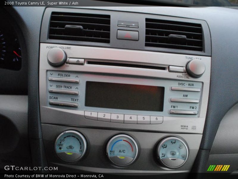Super White / Ash 2008 Toyota Camry LE