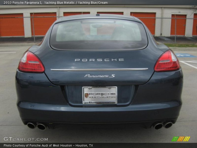 Yachting Blue Metallic / Yachting Blue/Cream 2010 Porsche Panamera S