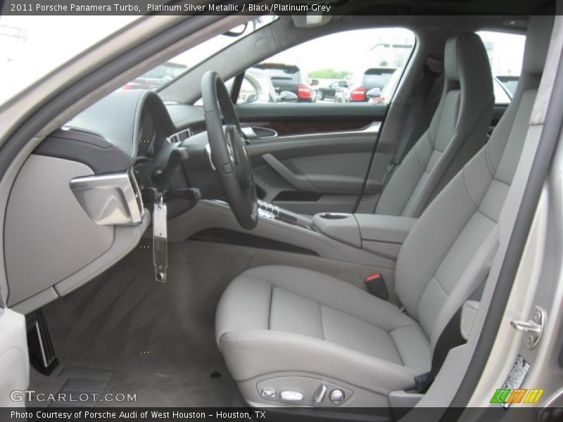  2011 Panamera Turbo Black/Platinum Grey Interior