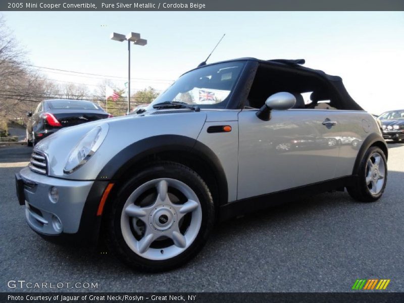 Pure Silver Metallic / Cordoba Beige 2005 Mini Cooper Convertible