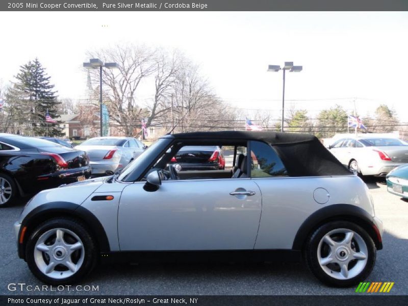 Pure Silver Metallic / Cordoba Beige 2005 Mini Cooper Convertible