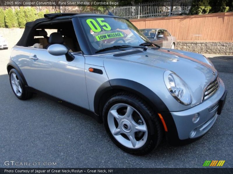 Pure Silver Metallic / Cordoba Beige 2005 Mini Cooper Convertible