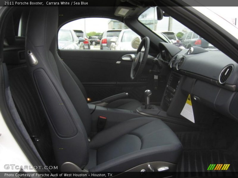 Carrara White / Sea Blue 2011 Porsche Boxster