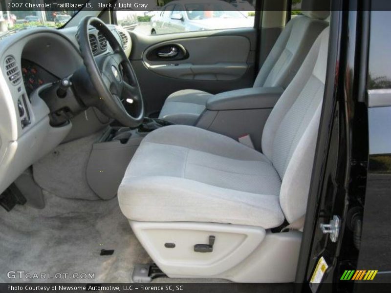Black / Light Gray 2007 Chevrolet TrailBlazer LS