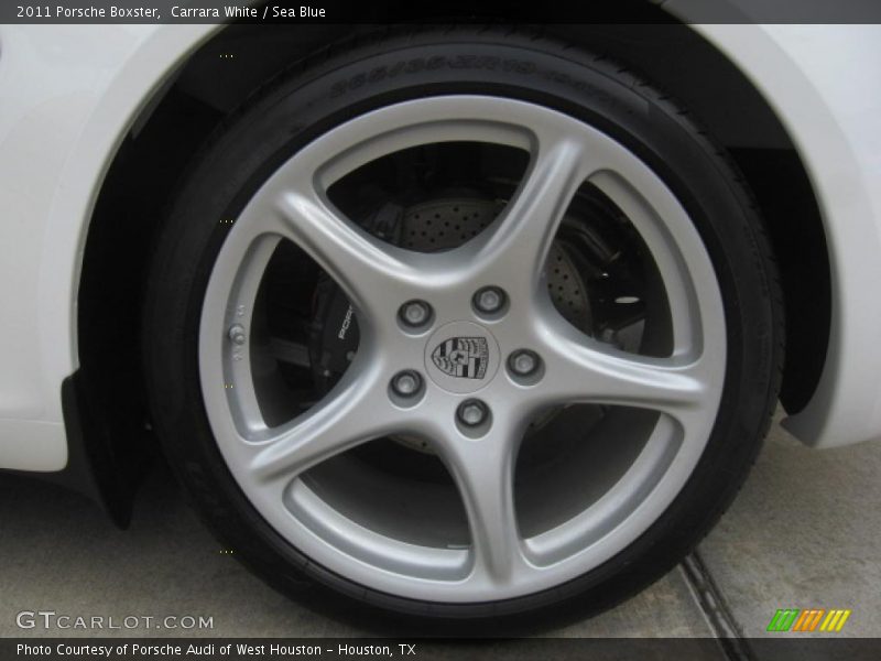 Carrara White / Sea Blue 2011 Porsche Boxster