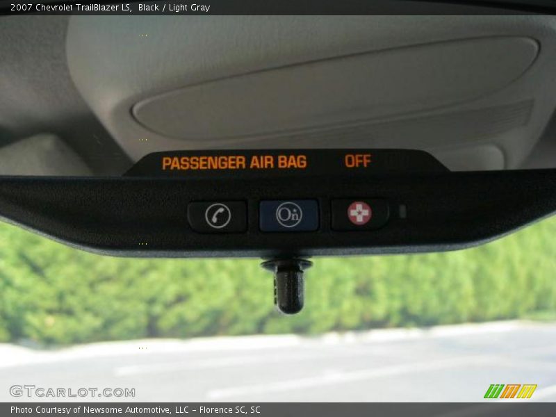Black / Light Gray 2007 Chevrolet TrailBlazer LS
