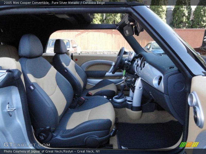 Pure Silver Metallic / Cordoba Beige 2005 Mini Cooper Convertible