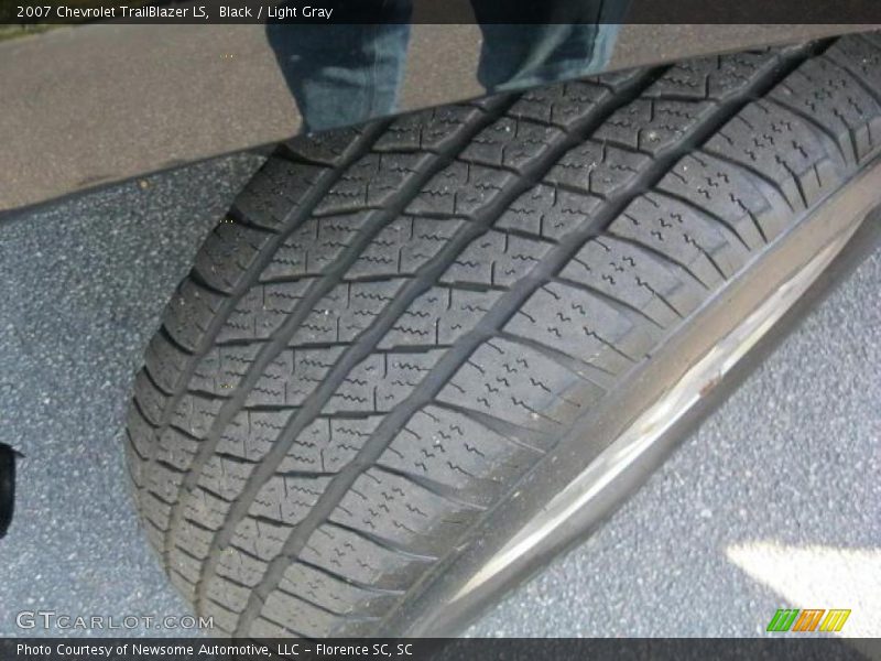 Black / Light Gray 2007 Chevrolet TrailBlazer LS