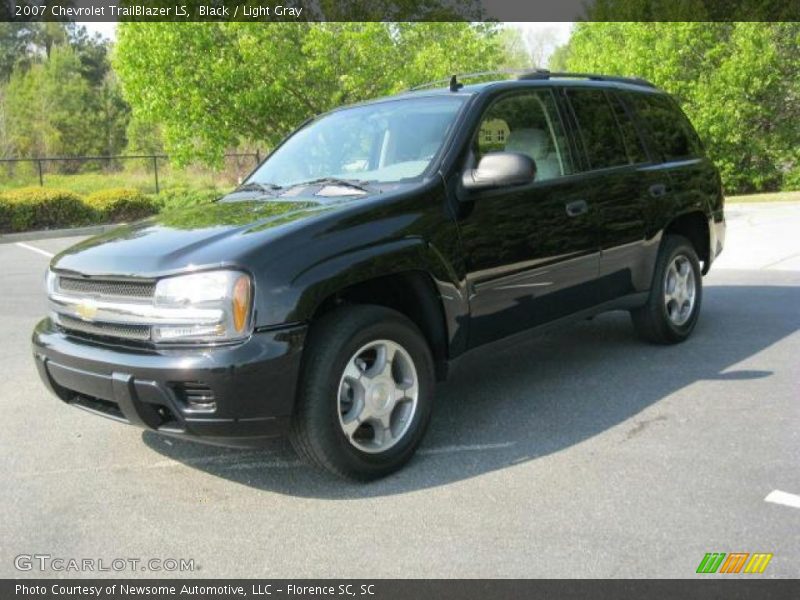 Black / Light Gray 2007 Chevrolet TrailBlazer LS