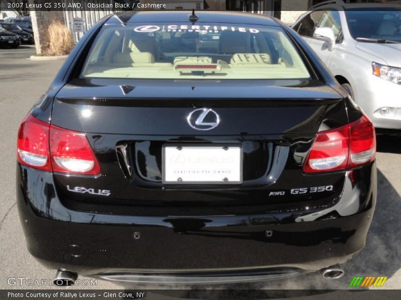 Obsidian Black / Cashmere 2007 Lexus GS 350 AWD