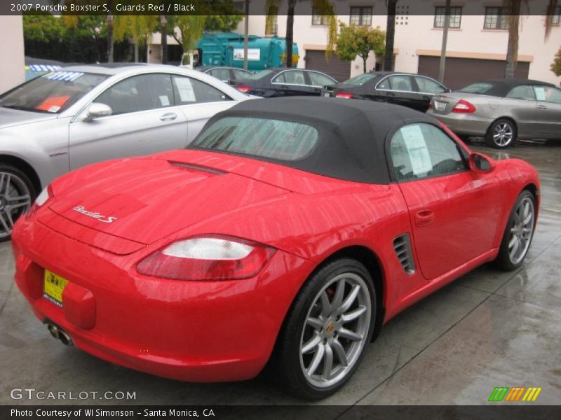 Guards Red / Black 2007 Porsche Boxster S