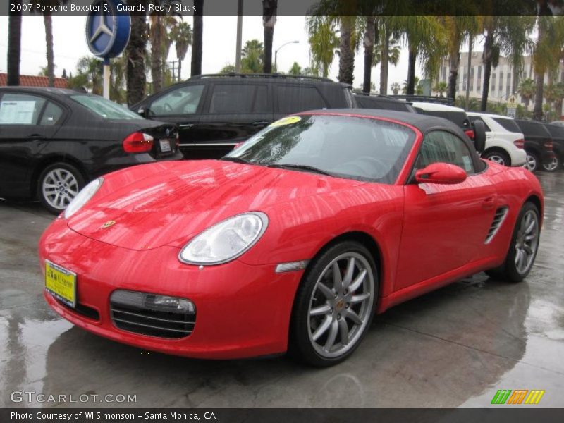 Guards Red / Black 2007 Porsche Boxster S