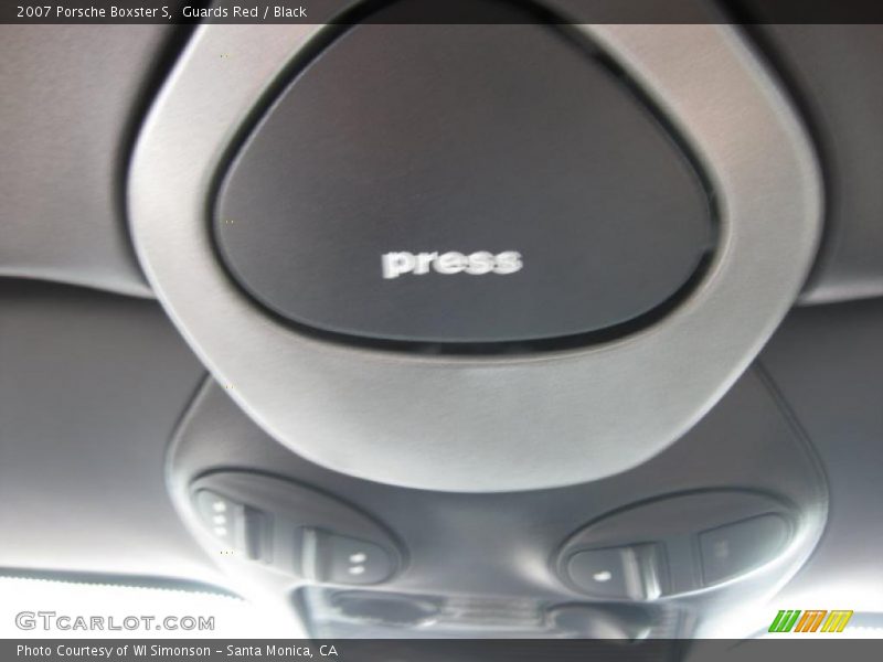 Guards Red / Black 2007 Porsche Boxster S