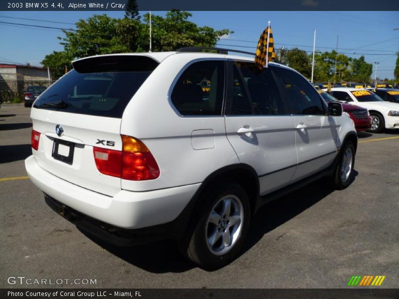 Alpine White / Gray 2003 BMW X5 4.4i