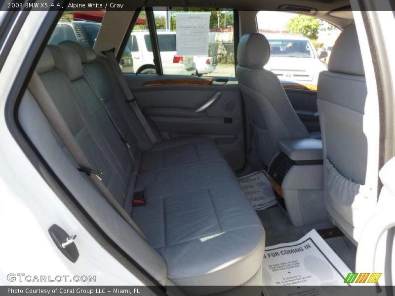 Alpine White / Gray 2003 BMW X5 4.4i