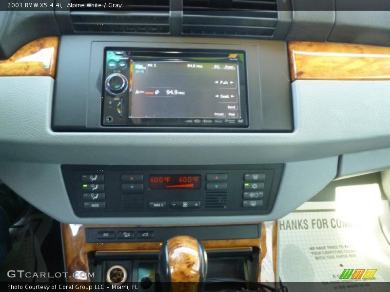 Alpine White / Gray 2003 BMW X5 4.4i