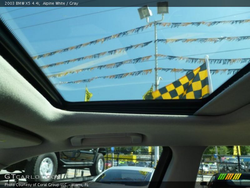 Alpine White / Gray 2003 BMW X5 4.4i