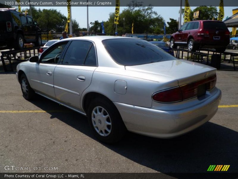 Sterling Silver Metallic / Graphite 2003 Buick Century Custom