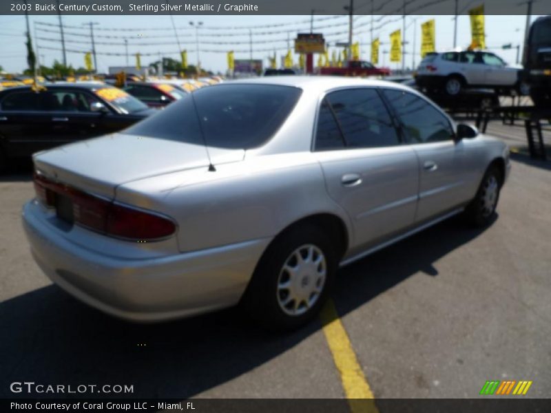 Sterling Silver Metallic / Graphite 2003 Buick Century Custom