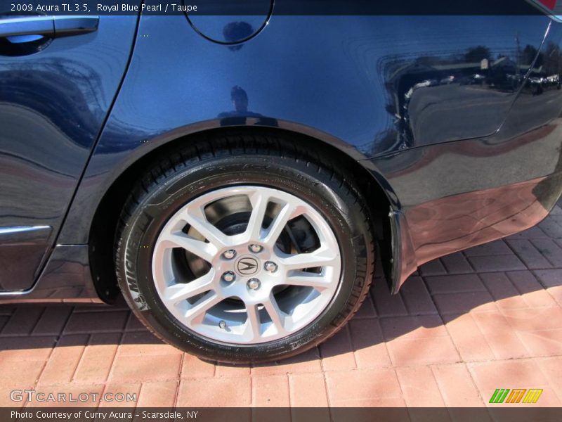 Royal Blue Pearl / Taupe 2009 Acura TL 3.5