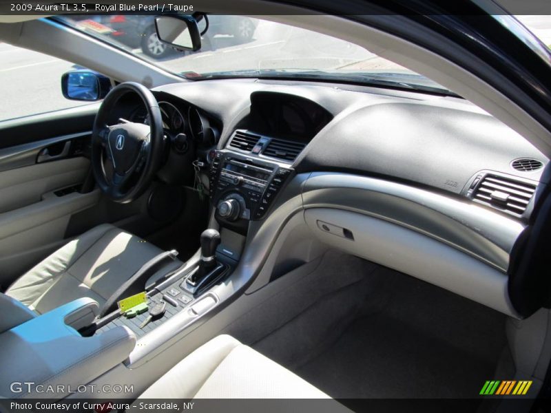 Royal Blue Pearl / Taupe 2009 Acura TL 3.5