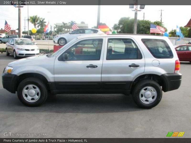 Silver Metallic / Gray 2007 Ford Escape XLS