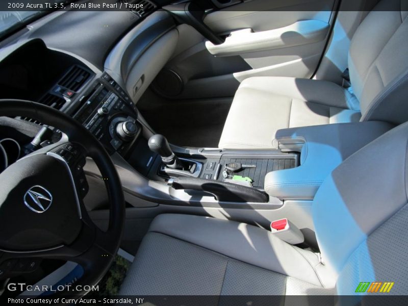 Royal Blue Pearl / Taupe 2009 Acura TL 3.5