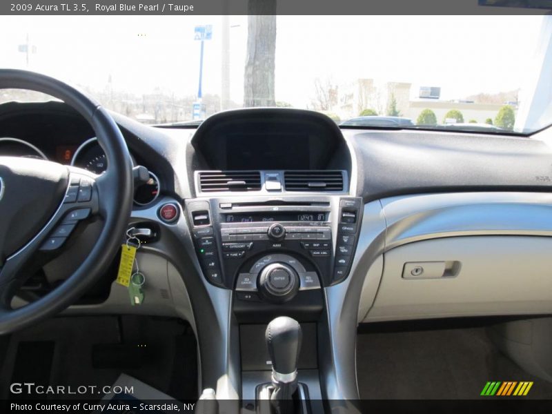 Royal Blue Pearl / Taupe 2009 Acura TL 3.5