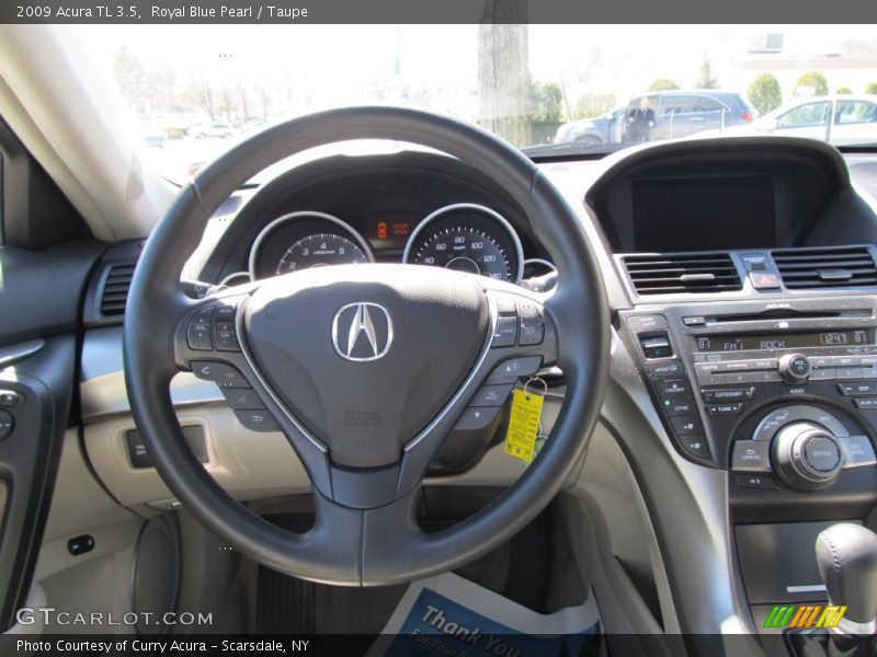 Royal Blue Pearl / Taupe 2009 Acura TL 3.5