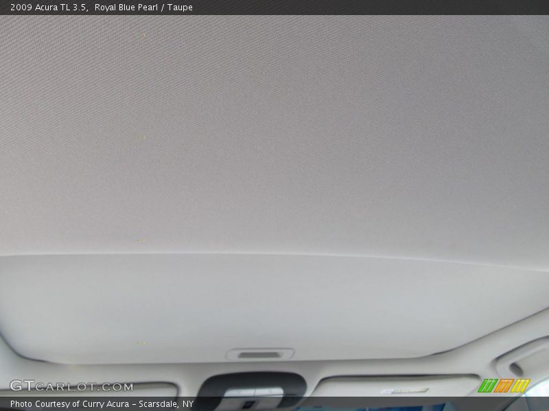 Royal Blue Pearl / Taupe 2009 Acura TL 3.5