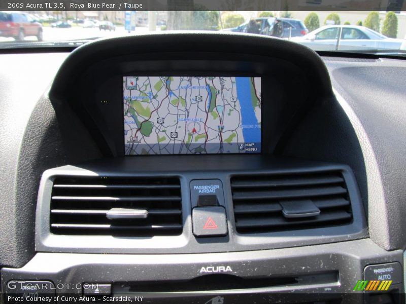 Royal Blue Pearl / Taupe 2009 Acura TL 3.5