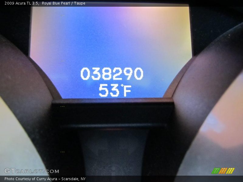 Royal Blue Pearl / Taupe 2009 Acura TL 3.5