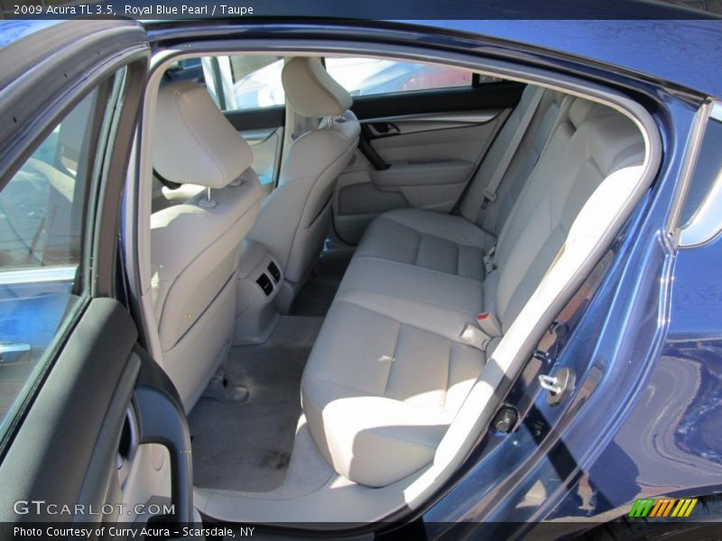 Royal Blue Pearl / Taupe 2009 Acura TL 3.5