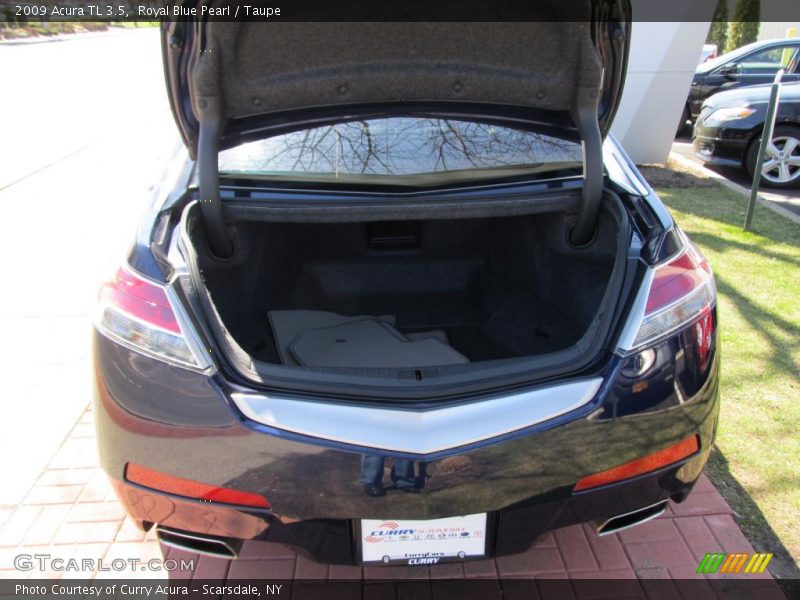Royal Blue Pearl / Taupe 2009 Acura TL 3.5