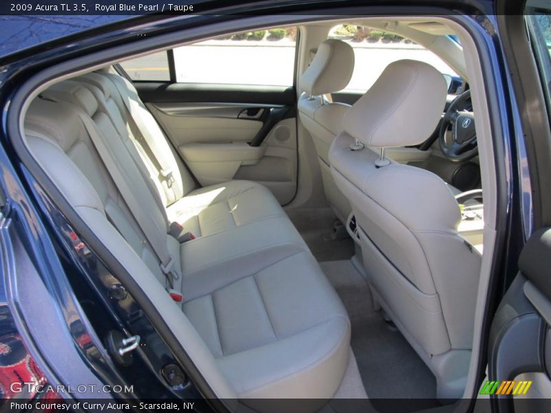 Royal Blue Pearl / Taupe 2009 Acura TL 3.5