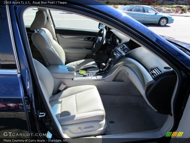 Royal Blue Pearl / Taupe 2009 Acura TL 3.5