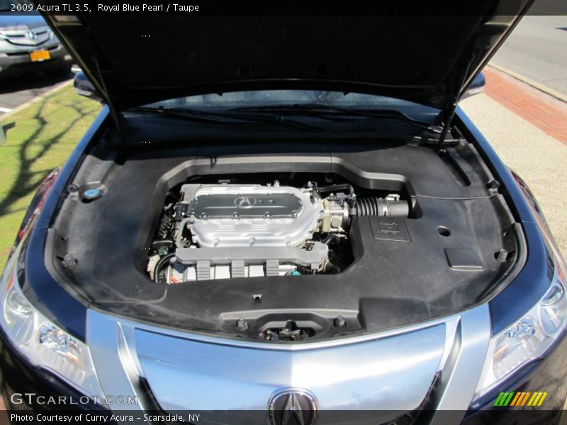 Royal Blue Pearl / Taupe 2009 Acura TL 3.5