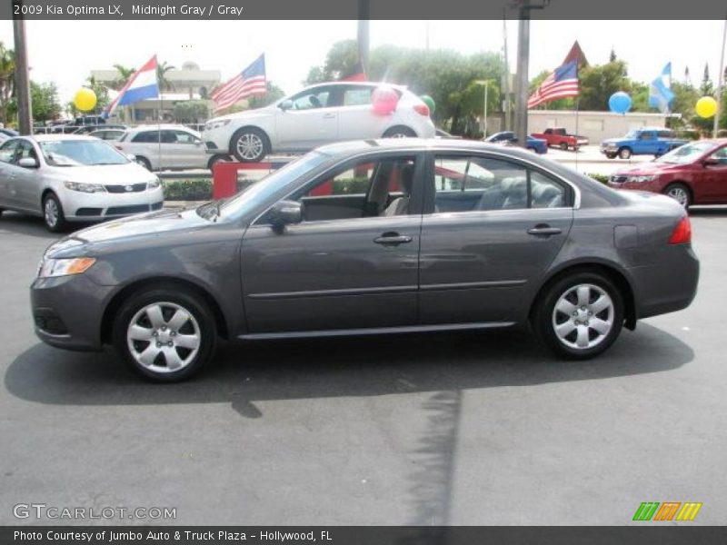 Midnight Gray / Gray 2009 Kia Optima LX