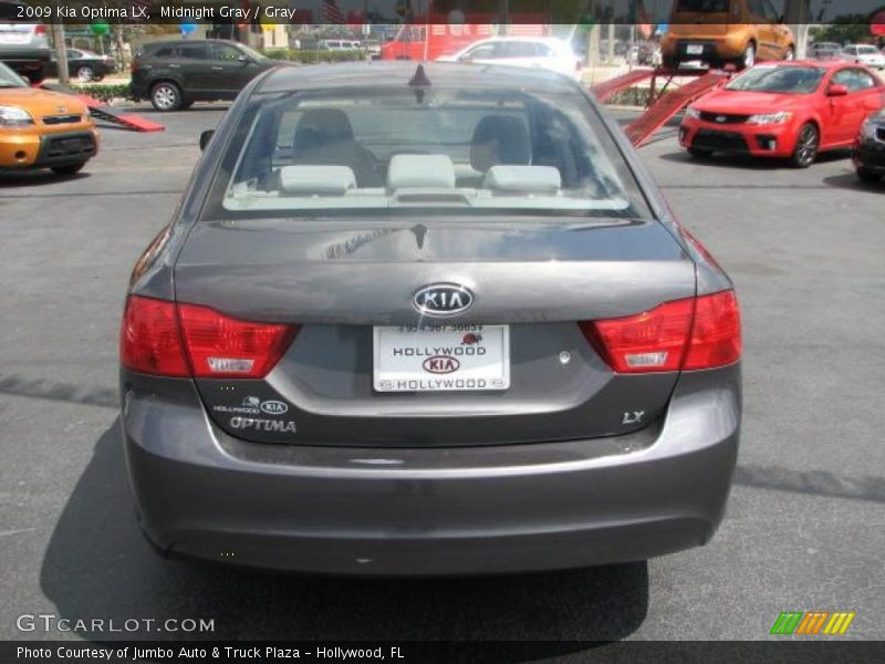 Midnight Gray / Gray 2009 Kia Optima LX