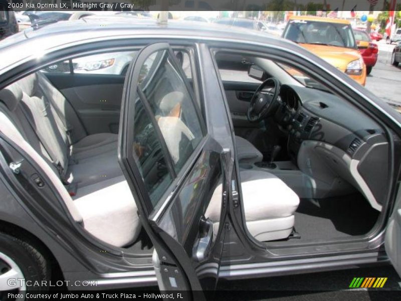Midnight Gray / Gray 2009 Kia Optima LX