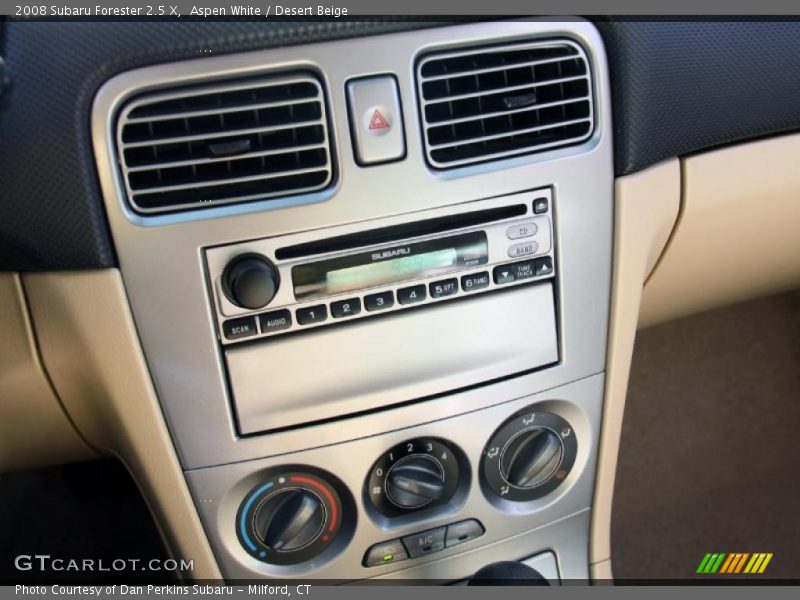 Controls of 2008 Forester 2.5 X