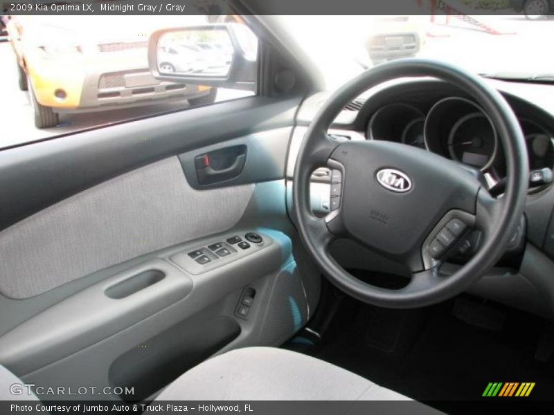 Midnight Gray / Gray 2009 Kia Optima LX