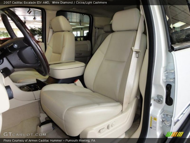  2007 Escalade ESV AWD Cocoa/Light Cashmere Interior