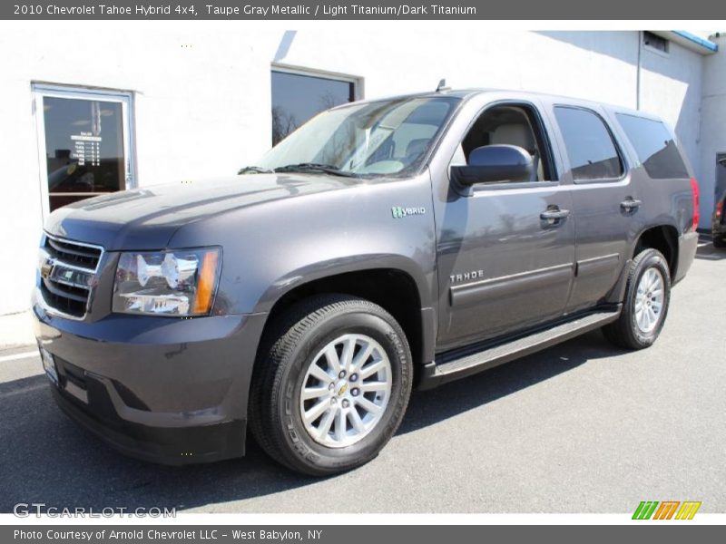 Taupe Gray Metallic / Light Titanium/Dark Titanium 2010 Chevrolet Tahoe Hybrid 4x4