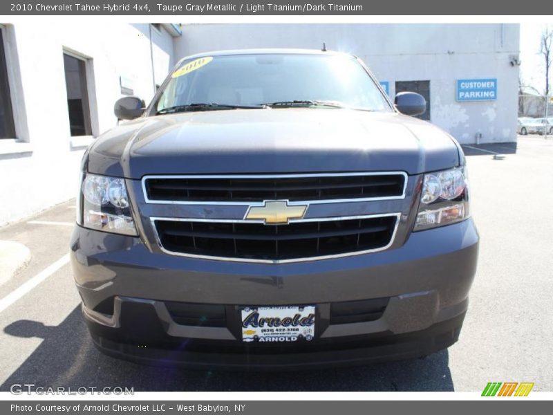 Taupe Gray Metallic / Light Titanium/Dark Titanium 2010 Chevrolet Tahoe Hybrid 4x4